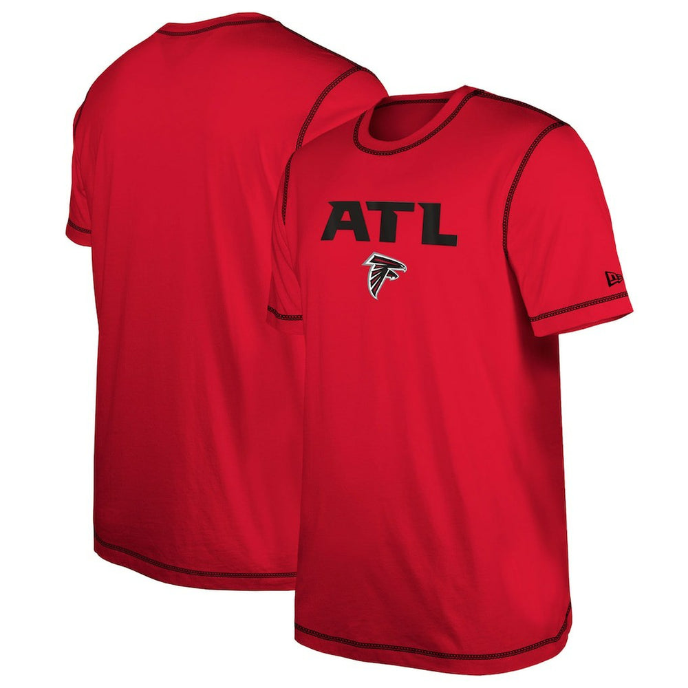 Atlanta Falcons New Era Third Down Puff Print T-Shirt Red | NFL
