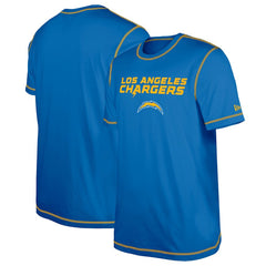 Los Angeles Chargers New Era Third Down Puff Print T-Shirt Blue | NFL