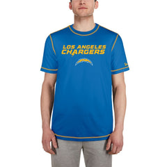 Los Angeles Chargers New Era Third Down Puff Print T-Shirt Blue | NFL