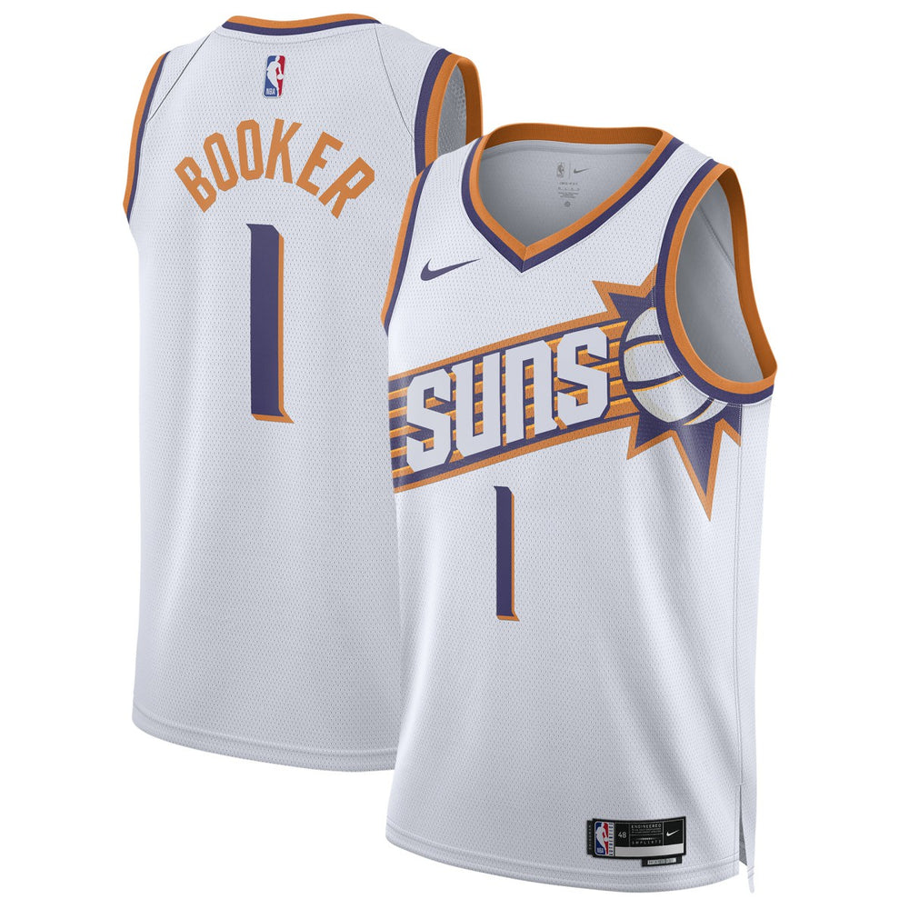 Devin Booker Phoenix Suns Unisex Swingman Jersey Association Edition White - NBA