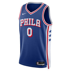 Tyrese Maxey Philadelphia 76ers Unisex Swingman Jersey Icon Edition Royal - NBA