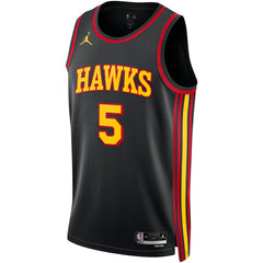 Dejounte Murray Atlanta Hawks Jordan Brand Unisex Swingman Jersey Statement Edition Black - NBA