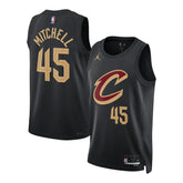 Donovan Mitchell Cleveland Cavaliers Jordan Brand Unisex Swingman Jersey Statement Editi- Black - NBA