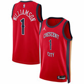 Zion Williamson New Orleans Pelicans Jordan Brand Unisex Swingman Jersey Statement Edition Red - NBA