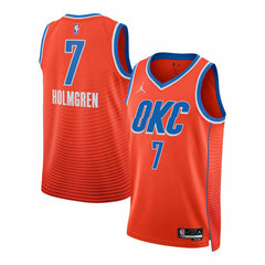 Chet Holmgren Oklahoma City Thunder Jordan Brand Unisex Swingman Jersey Statement Edition Orange - NBA