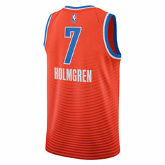 Chet Holmgren Oklahoma City Thunder Jordan Brand Unisex Swingman Jersey Statement Edition Orange - NBA