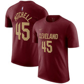 Donovan Mitchell Cleveland Cavaliers Icon 2022/23 Name & Number T-Shirt Burgundy - NBA