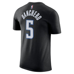 Paolo Banchero Orlando Magic Icon 2022/23 Name & Number T-Shirt Black - NBA
