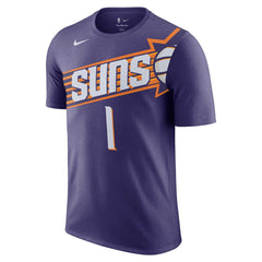 Devin Booker Phoenix Suns Icon 2022/23 Name & Number T-Shirt Purple - NBA