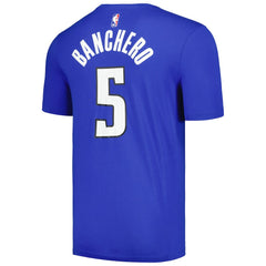 Paolo Banchero Orlando Magic Jordan Brand 2022/23 Statement Edition Name & Number T-Shirt Blue - NBA