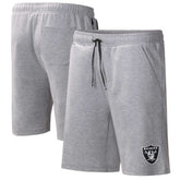 Las Vegas Raiders MSX by Michael Strahan Trainer Shorts Heather Gray | NFL