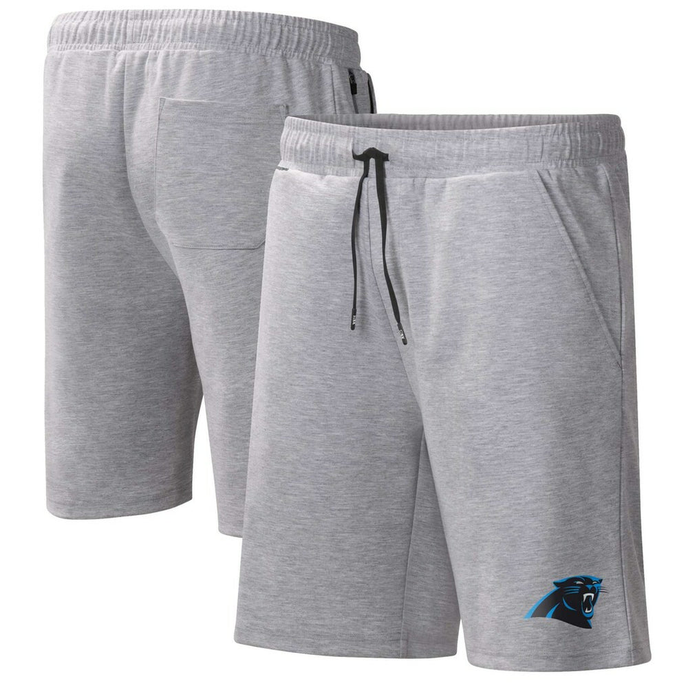 Carolina Panthers MSX by Michael Strahan Trainer Shorts Heather Gray | NFL