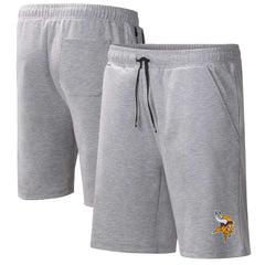 Minnesota Vikings MSX by Michael Strahan Trainer Shorts Heather Gray | NFL