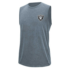 Las Vegas Raiders MSX by Michael Strahan Warm Up Sleeveless T-Shirt Gray | NFL