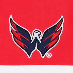 Washington Capitals Tommy Hilfiger Walter Lace-Up Long Sleeve Top - Red - NHL
