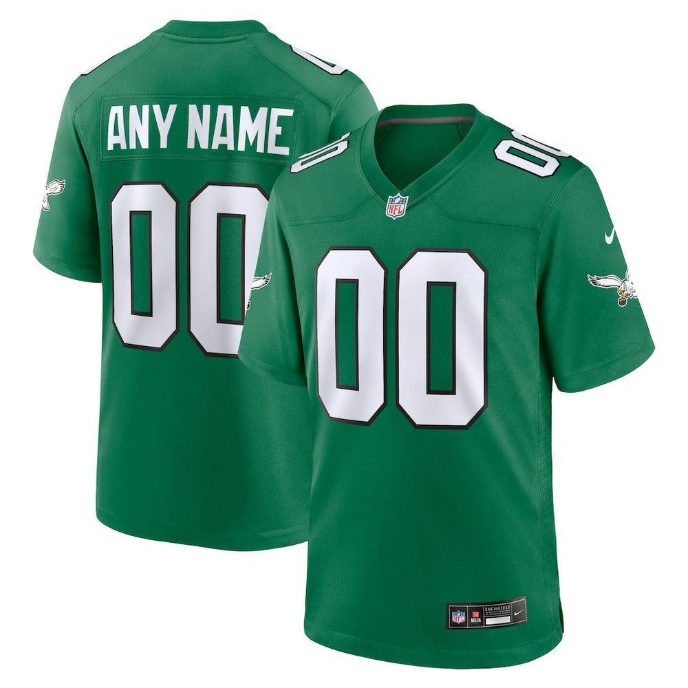 Philadelphia Eagles Alternate Custom Game Jersey Kelly Green | Nike for Sale