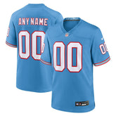 Tennessee Titans Oilers Throwback Custom Game Jersey Light Blue | Nike for Sale