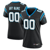 Carolina Panthers Women's Custom Game Jersey Black | Nike for Sale