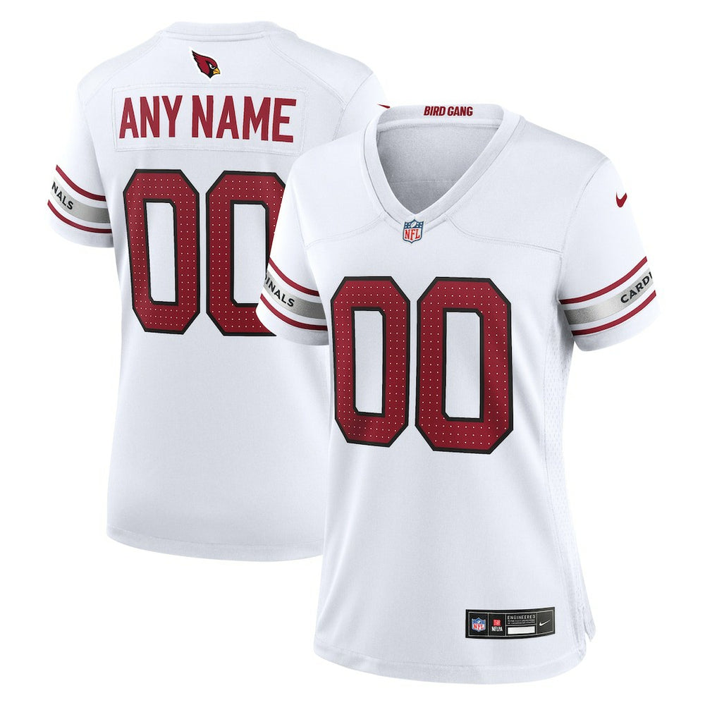 Arizona Cardinals Women's Custom Game Jersey White | Nike for Sale