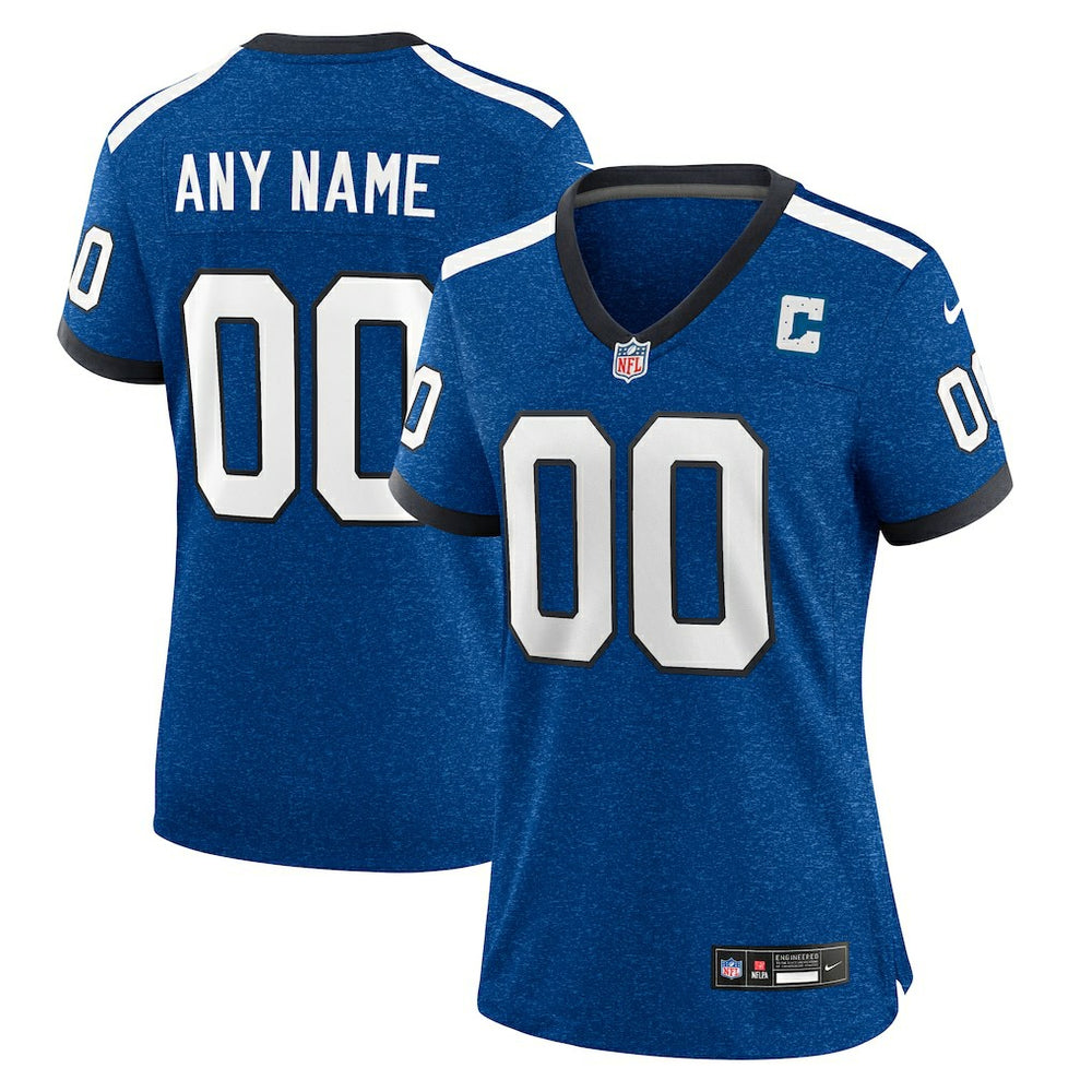 Indianapolis Colts Women's Indiana Nights Alternate Custom Game Jersey Royal | Nike for Sale