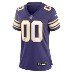 Minnesota Vikings Women's Classic Custom Game Jersey Purple | Nike for Sale