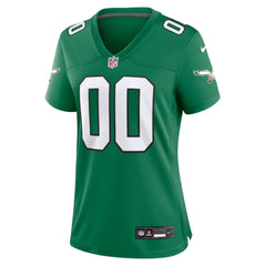 Philadelphia Eagles Women's Alternate Custom Game Jersey Kelly Green | Nike for Sale