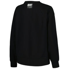 Brooklyn Nets DKNY Sport Women's Regina Raglan Pullover Sweatshirt Black - NBA