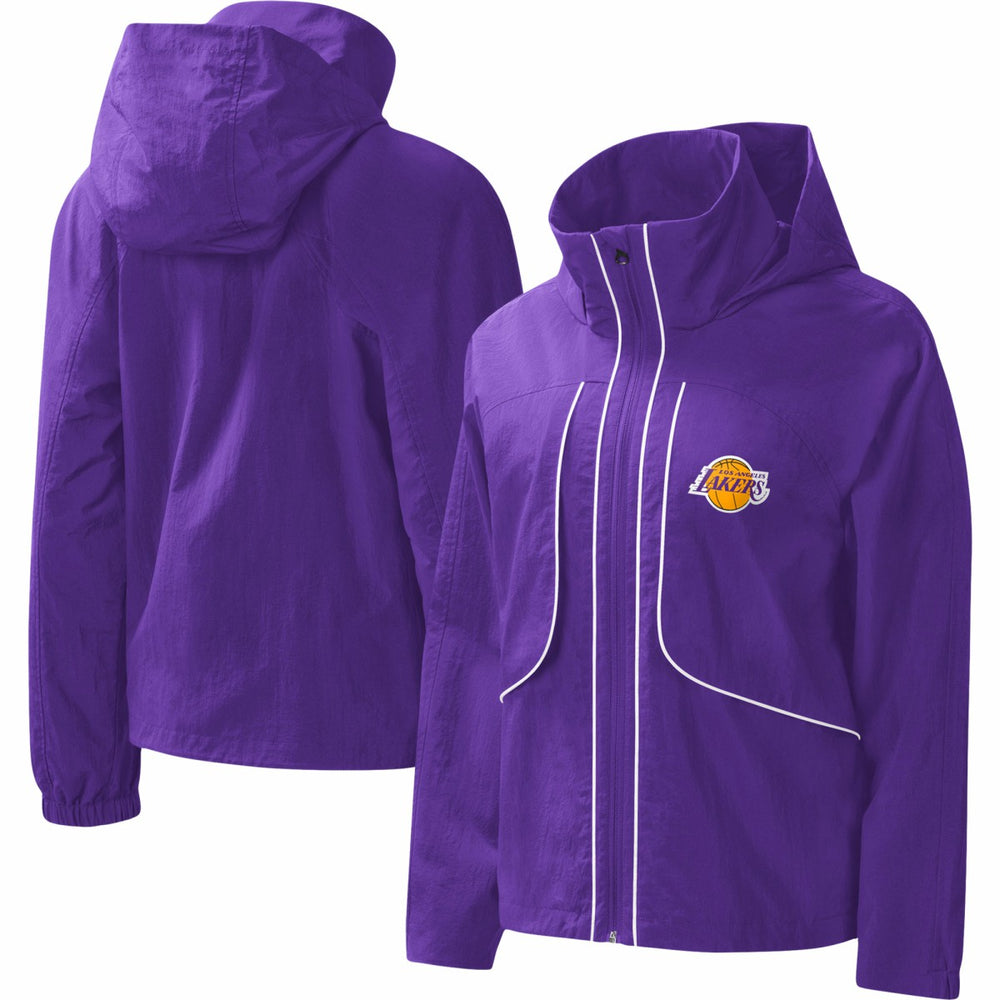 Los Angeles Lakers G-III 4Her by Carl Banks Women's Last Shot Full-Zip Hoodie Purple - NBA