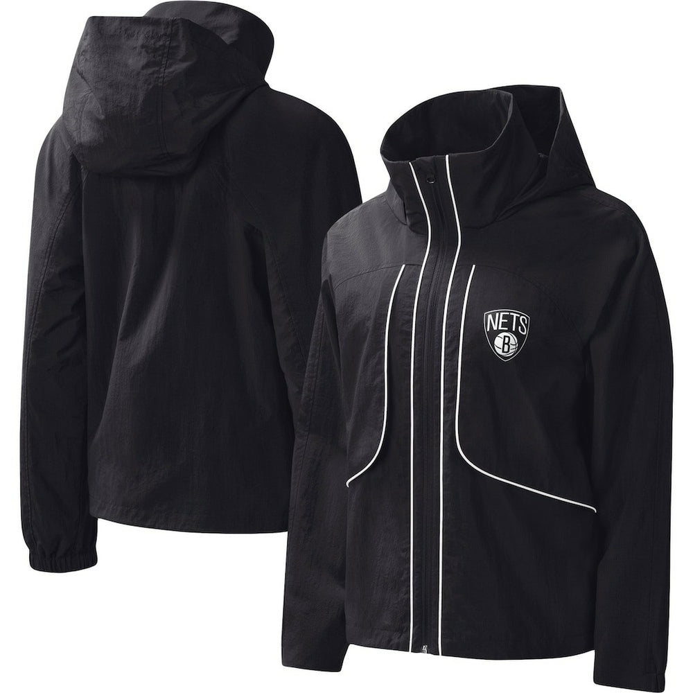 Brooklyn Nets G-III 4Her by Carl Banks Women's Last Shot Full-Zip Hoodie Black - NBA