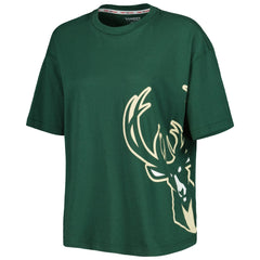 Milwaukee Bucks Tommy Jeans Women's Bianca T-Shirt Hunter Green - NBA