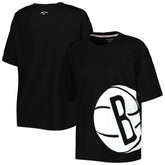 Brooklyn Nets Tommy Jeans Women's Bianca T-Shirt Black - NBA
