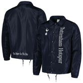 Tottenham Hotspur Coaches Full-Snap Jacket Navy - FIFA World CUP