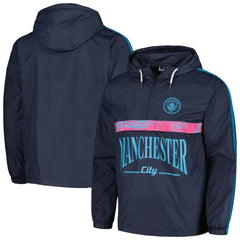 Manchester City Anorak Hoodie Half-Zip Jacket Navy - FIFA World CUP