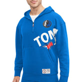 Dallas Mavericks Tommy Jeans Bernard Half-Zip Hoodie Blue - NBA