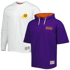 Phoenix Suns Tommy Jeans Matthew 2 In 1 T-Shirt & Hoodie Combo Set Purple/White - NBA