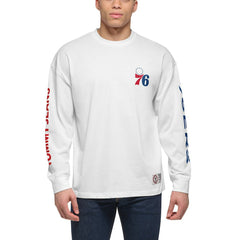 Philadelphia 76ers Tommy Jeans Matthew 2-In-1 T-Shirt & Hoodie Combo Set Royal/White - NBA