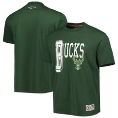 Milwaukee Bucks Tommy Jeans Mel Varsity T-Shirt Hunter Green - NBA