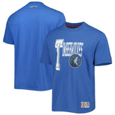 Minnesota Timberwolves Tommy Jeans Mel Varsity T-Shirt Blue - NBA