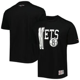 Brooklyn Nets Tommy Jeans Mel Varsity T-Shirt Black - NBA