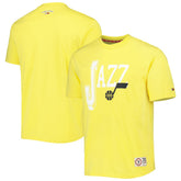 Utah Jazz Tommy Jeans Mel Varsity T-Shirt Gold - NBA