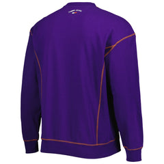 Phoenix Suns Tommy Jeans Peter French Terry Pullover Crew Sweatshirt Purple - NBA