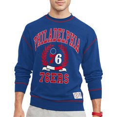 Philadelphia 76ers Tommy Jeans Peter French Terry Pullover Sweatshirt Royal - NBA