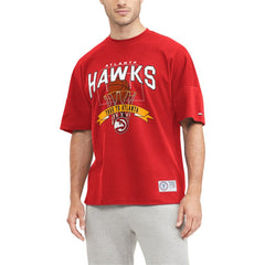 Atlanta Hawks Tommy Jeans Tim Backboard T-Shirt Red - NBA