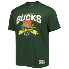 Milwaukee Bucks Tommy Jeans Tim Backboard T-Shirt Hunter Green - NBA