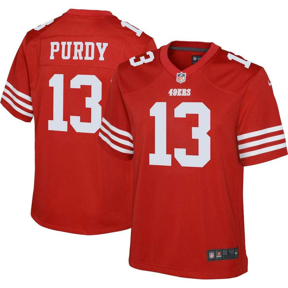 Brock Purdy San Francisco 49ers Youth Game Jersey Scarlet | Nike for Sale