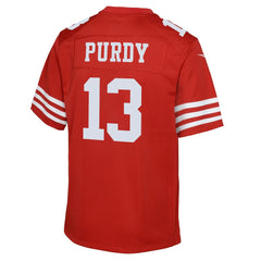 Brock Purdy San Francisco 49ers Youth Game Jersey Scarlet | Nike for Sale