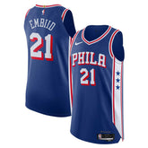 Joel Embiid Philadelphia 76ers Authentic Jersey Icon Edition Royal - NBA