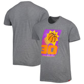 Phoenix Suns Sportiqe Unisex 30th Anniversary Celebration Comfy Tri-Blend T-Shirt Heather Gray - NBA