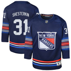 Igor Shesterkin New York Rangers Youth Alternate Premier Player Jersey - Navy - NHL