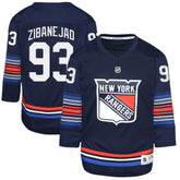 Mika Zibanejad New York Rangers Youth Alternate Replica Player Jersey - Navy - NHL